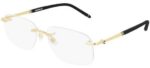 Montblanc MB0071O Gold Eyeglasses