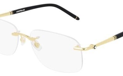 Montblanc MB0071O Gold Eyeglasses