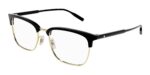 Montblanc Men's MB0199OA Black Gold Eyeglasses