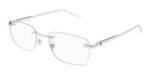 Montblanc Men's MB0279O Silver Eyeglasses