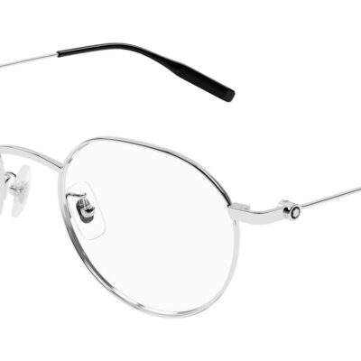 Montblanc Men's MB0317OA Silver Eyeglasses