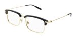 Montblanc Men's MB0318OA Black Gold Eyeglasses