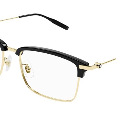 Montblanc Men's MB0318OA Black Gold Eyeglasses