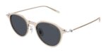 Montblanc Men's MB0355S Nude/Grey Sunglasses