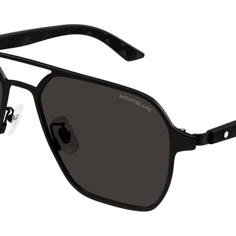 Montblanc Men's MB0360S Black/Grey Sunglasses Montblanc Men's MB0360S Black/Grey Sunglasses