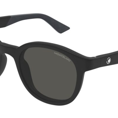 Montblanc Men's MB0398S Black/Grey Sunglasses