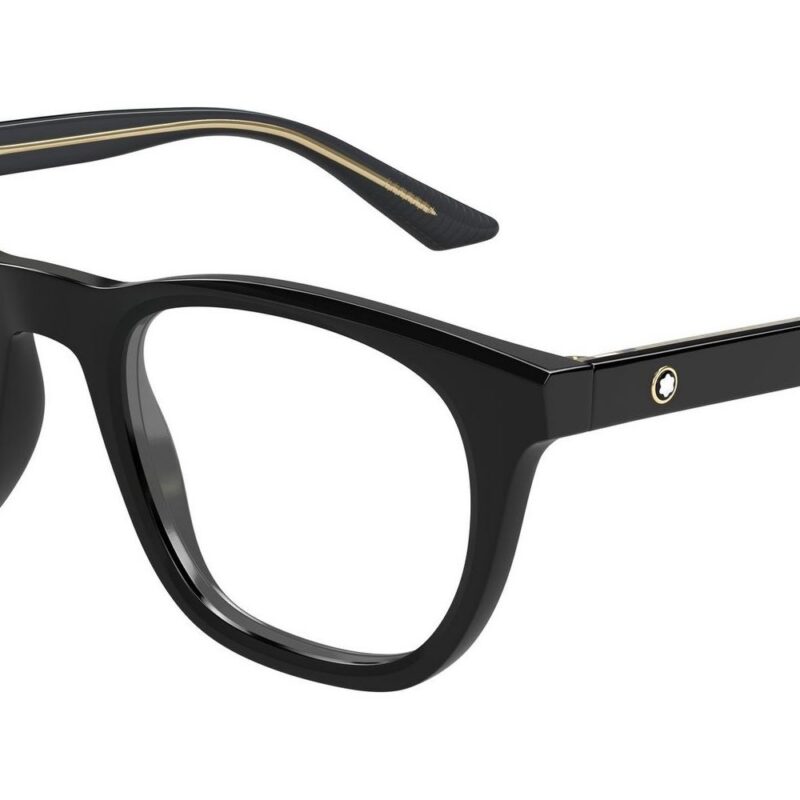 Montblanc Men's MB0422O Black Eyeglasses Montblanc Men's MB0422O Black Eyeglasses