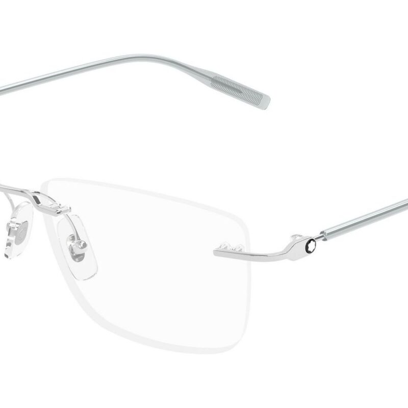 Montblanc Men's MB0431O Silver Eyeglasses Montblanc Men's MB0431O Silver Eyeglasses
