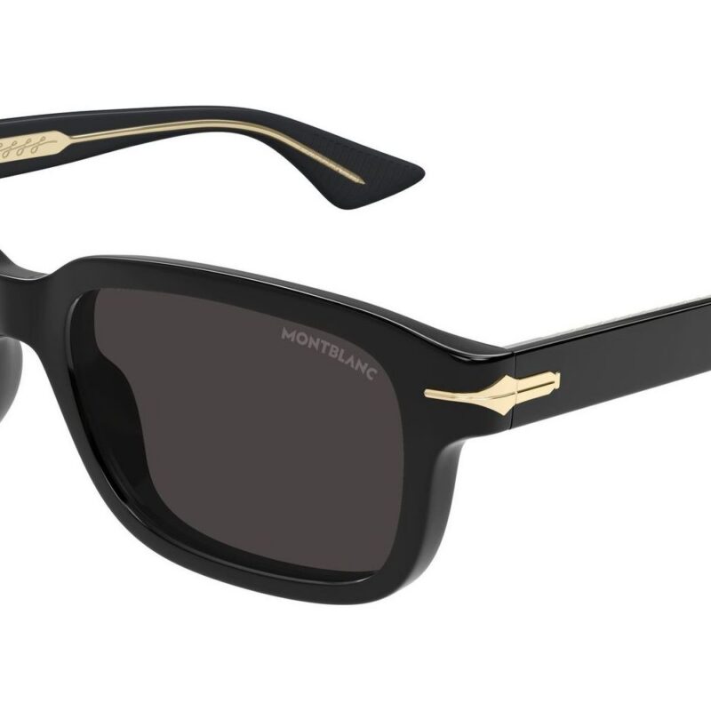 Montblanc Men's MB0436S Black/Grey Sunglasses Montblanc Men's MB0436S Black/Grey Sunglasses
