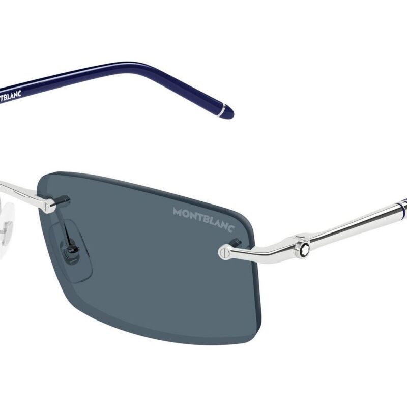 Montblanc Men's MB0443S Silver/Grey Sunglasses Montblanc Men's MB0443S Silver/Grey Sunglasses
