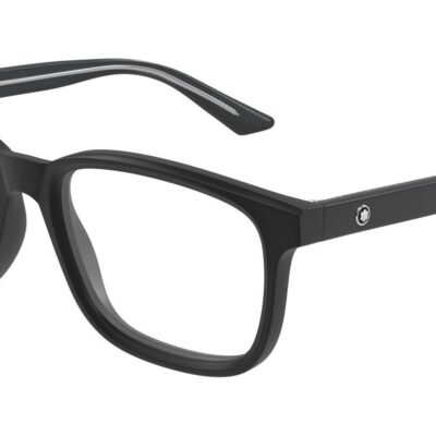 Montblanc Men's MB0452O Matte Black Eyeglasses