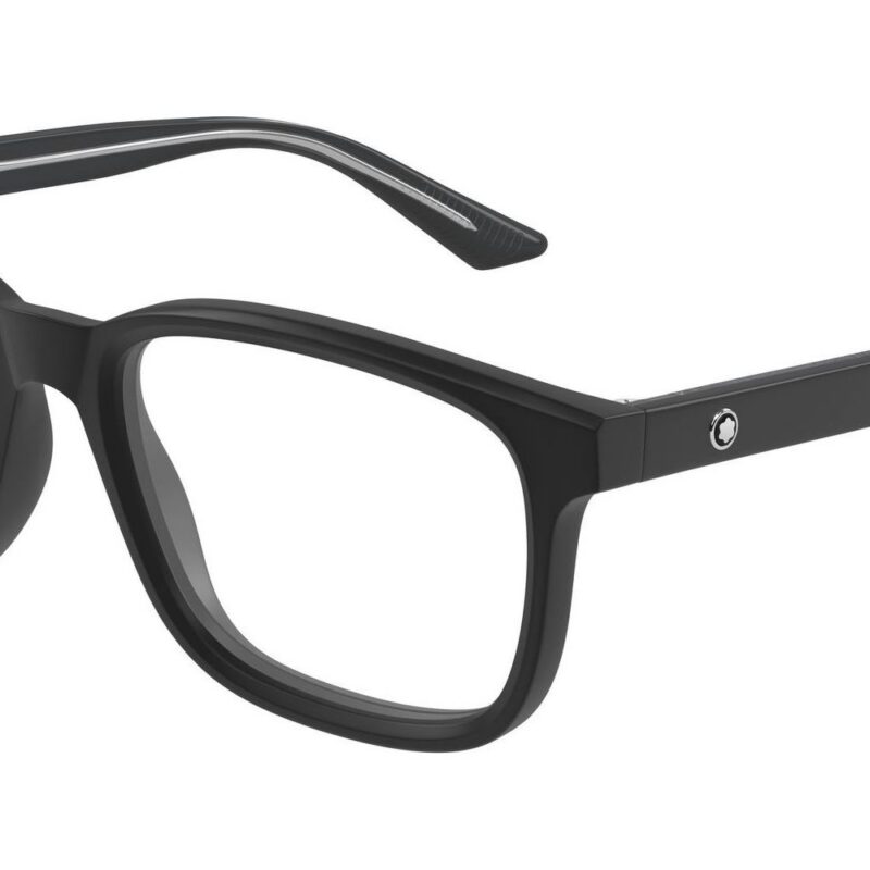 Montblanc Men's MB0452O Matte Black Eyeglasses Montblanc Men's MB0452O Matte Black Eyeglasses