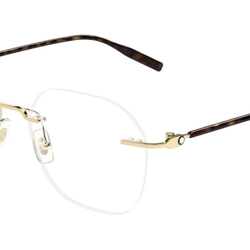 Montblanc Men's MB0471O Gold Eyeglasses Montblanc Men's MB0471O Gold Eyeglasses