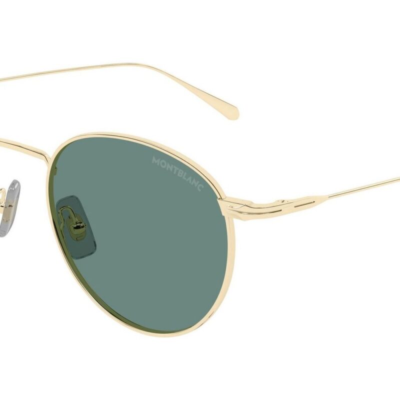 Montblanc Men's MB0473S Gold/Green Sunglasses Montblanc Men's MB0473S Gold/Green Sunglasses