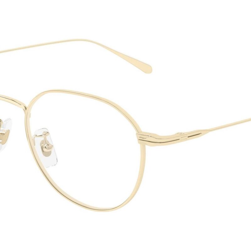 Montblanc Men's MB0476OA Gold Eyeglasses