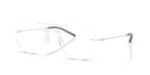 Moncler Men's ME1003 Matte Silver Eyeglasses