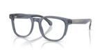 Moncler Men's ME2002 Transparent Blue Eyeglasses