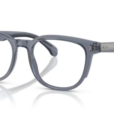 Moncler Men's ME2002 Transparent Blue Eyeglasses