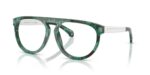 Moncler Men's ME2007 Havana Green Eyeglasses