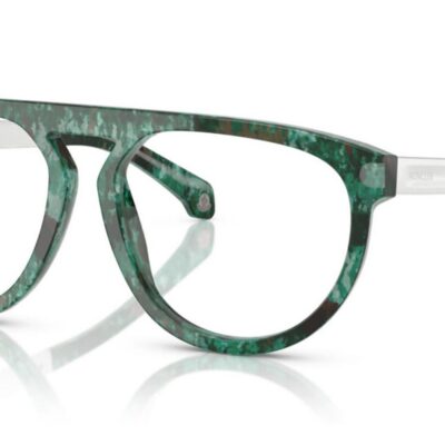 Moncler Men's ME2007 Havana Green Eyeglasses