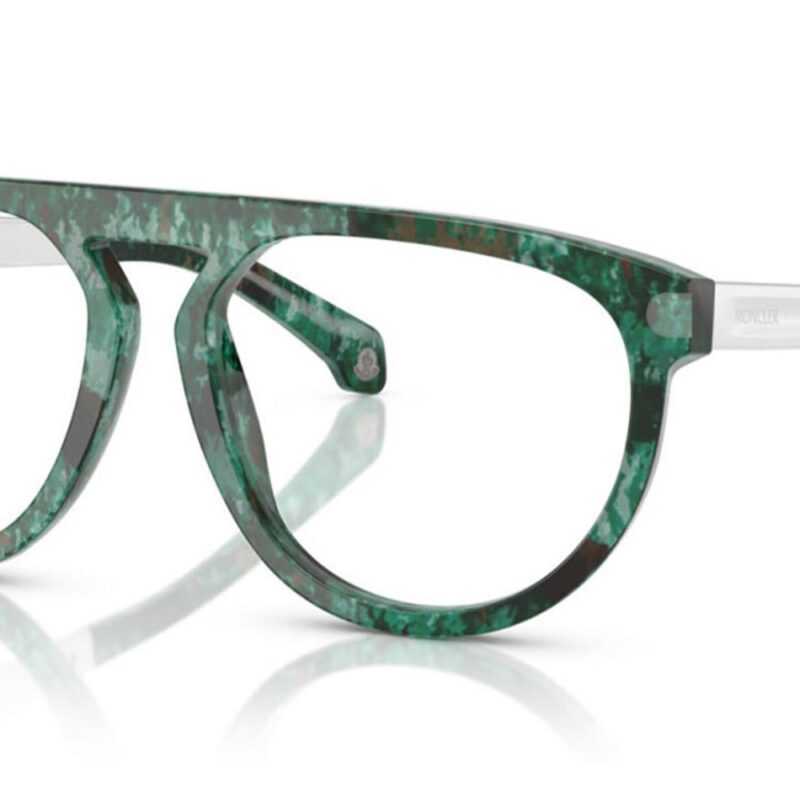 Moncler Men's ME2007 Havana Green Eyeglasses Moncler Men's ME2007 Havana Green Eyeglasses