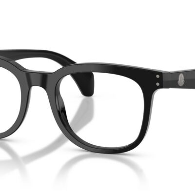 Moncler Unisex ME2023 Shiny Black Eyeglasses
