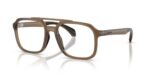 Moncler Men's ME3002 Opal Light Brown Eyeglasses