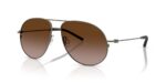 Moncler Men's ME4002 Matte Antracite/Brown Shaded Sunglasses
