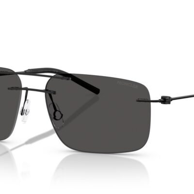 Moncler Men's ME4003 Black/Dark Grey Sunglasses