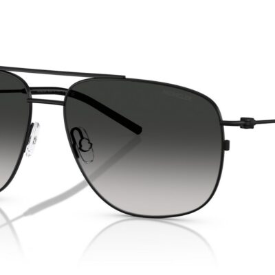 Moncler Unisex ME4004 Black/Grey Shaded Sunglasses