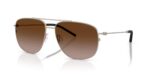 Moncler Unisex ME4004 Matt Bronze/Dark Brown Mirror Rosé Gold Sunglasses
