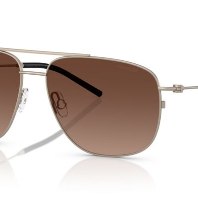 Moncler Unisex ME4004 Matte Bronze/Polarized Brown Shaded Sunglasses