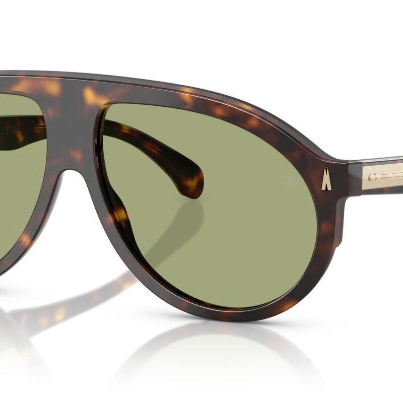 Moncler Men's ME6001 Havana/Green Sunglasses