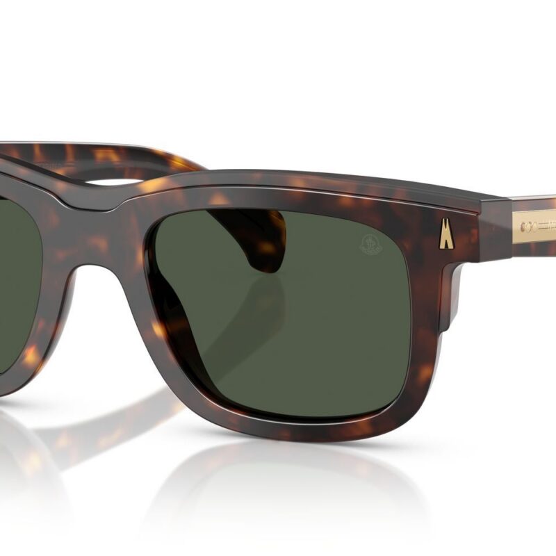 Moncler Men's ME6004 Havana/Green Sunglasses Moncler Men's ME6004 Havana/Green Sunglasses