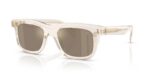 Moncler Men's ME6004 Transparent Butter/Mirror Brown Sunglasses