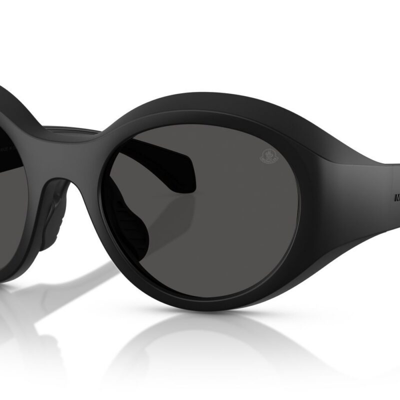 Moncler Men's ME8005 Matte Black/Grey Sunglasses