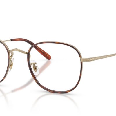 Oliver Peoples MEHR OV 1375T Gold Dark Moaghony Eyeglasses