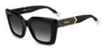 Missoni Women's MIS 0214/S Black/ Dark Grey Shaded Sunglasses