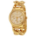 Michael Kors Women's Runway Twist Chronograph 38mm Gold Watch (MK3131)