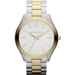 Michael Kors Women's Runway Slim 42mm Two-Tone Watch (MK3198)