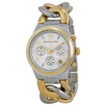 Michael Kors Women's Runway Twist Chronograph 38mm Two-Tone Watch (MK3199)