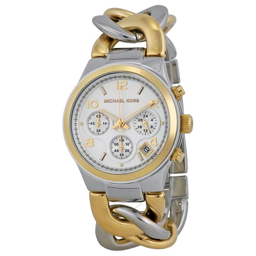 Michael Kors Women's Runway Twist Chronograph 38mm Two-Tone Watch (MK3199) Michael Kors Women's Runway Twist Chronograph 38mm Two-Tone Watch (MK3199)