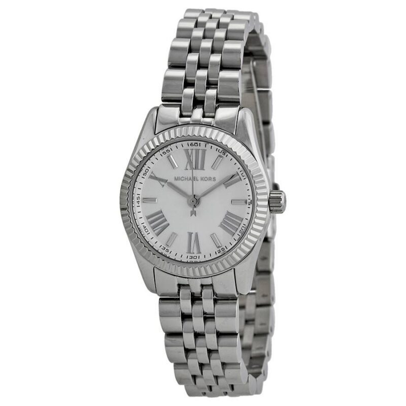 Michael Kors Women's Lexington Petite 26mm Silver Watch (MK3228)