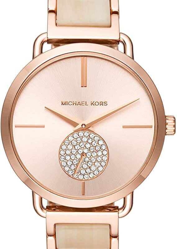 Michael Kors Unisex 37mm Rose Gold Watch (MK3678) Michael Kors Unisex 37mm Rose Gold Watch (MK3678)