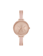 Michael Kors Women's 36mm Rose Gold and Pink Bangle Watch (MK4545)