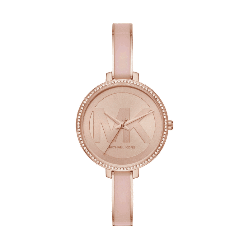 Michael Kors Women's 36mm Rose Gold and Pink Bangle Watch (MK4545) Michael Kors Women's 36mm Rose Gold and Pink Bangle Watch (MK4545)