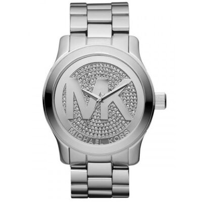 Michael Kors Women's Runway 45mm Silver Pave Watch (MK5544)