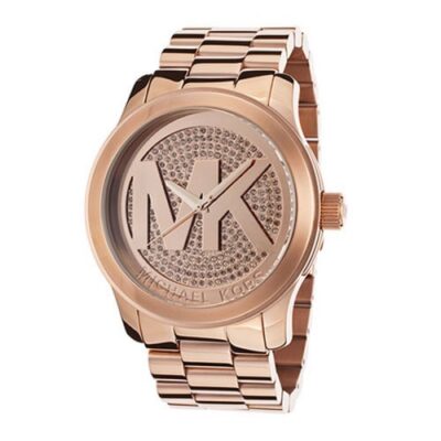 Michael Kors Women's Runway 45mm Rose Gold Pave Watch (MK5661)