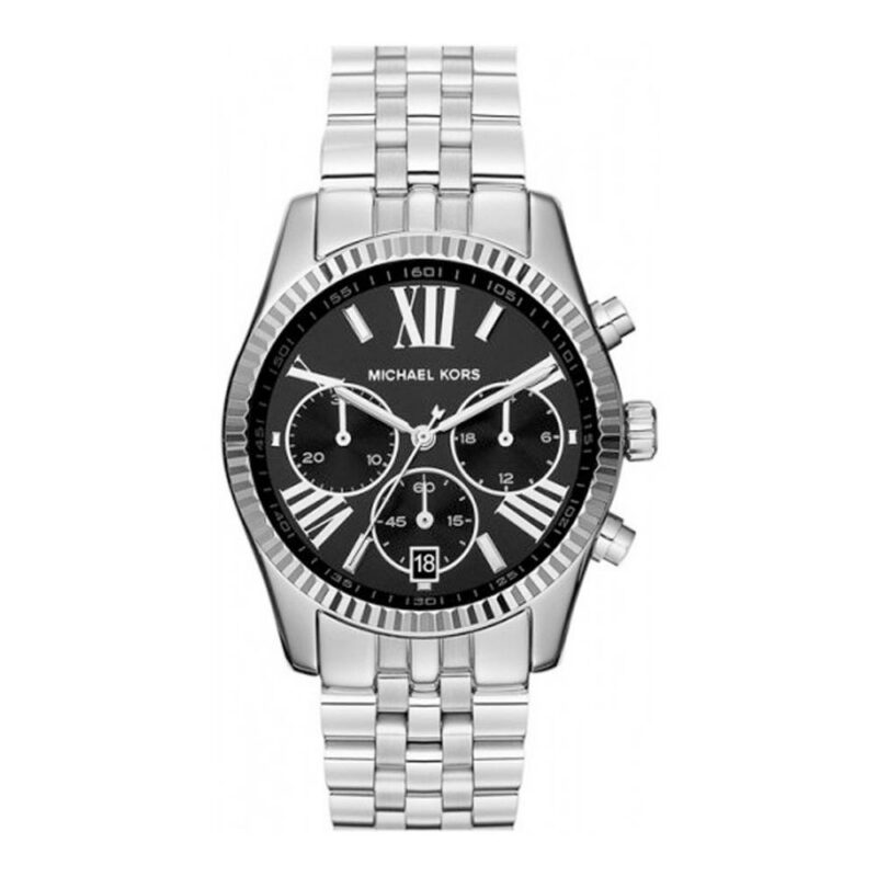 Michael Kors Women's Lexington Chronograph 38mm Silver Watch (MK5708) Michael Kors Women's Lexington Chronograph 38mm Silver Watch (MK5708)