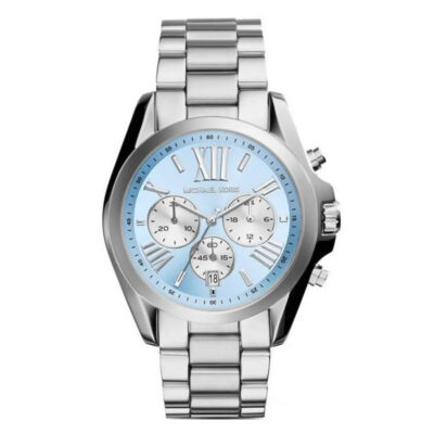 Michael Kors Women's Bradshaw Chronograph 43mm Silver Watch (MK6099)